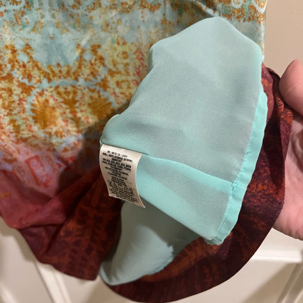 Anthropologie Maeve Silk Mini Dress - Picture 9 of 11